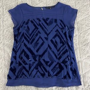 EUC WHBM silk blouse, size 4